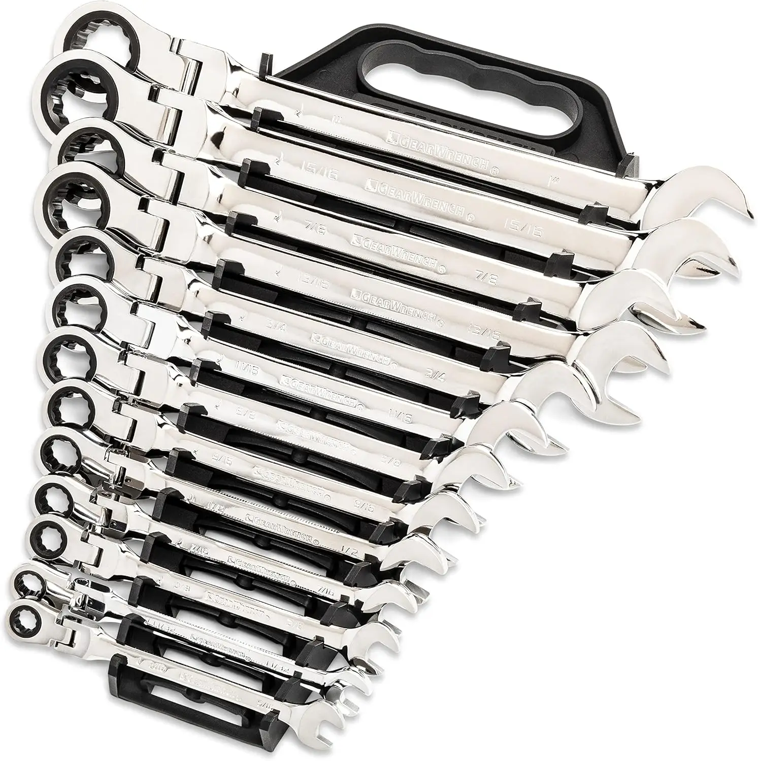 25-Pc. Flex Combination Ratcheting Wrench Set, SAE/MM - 86730 6