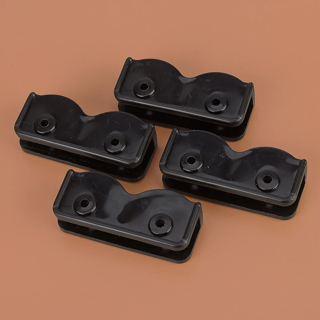 4 Pezzi Pop-Up Gazebo Tenda Connettore Di Ricambio Pezzi Di Ricambio Staffa Oblunga In Plastica Nera Adatta Per Argos Halfords Homcom Tesco