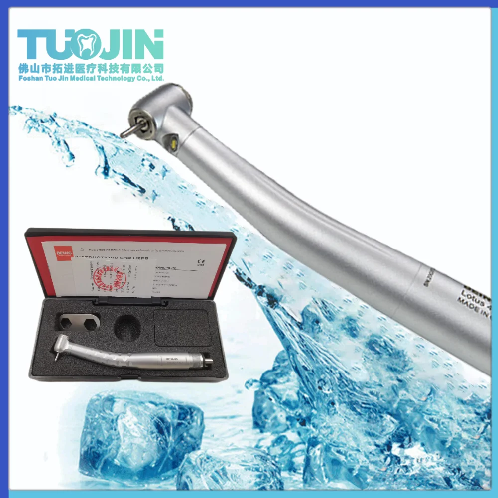 

Dental BEING High Speed Air Turbine Push Button An-Retaction 4 Holes Handpiece louts 401P-M4 Dental High Speed handpiece