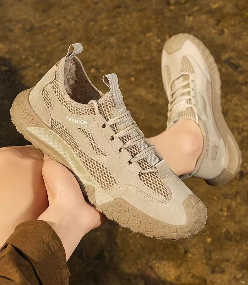 Herren Barfußschuhe Für Wanderungen Atmungsaktive Wanderschuhe_voghion.com