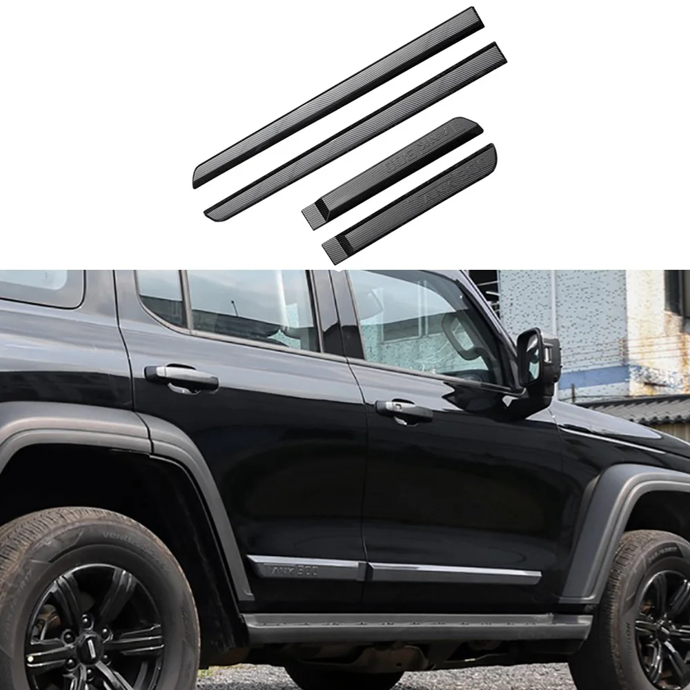 

Для резервуара 300 2021-2024 внедорожника Декоративная полоса для двери автомобиля яркая полоса Защита от царапин и столкновений аксессуары