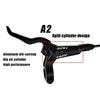 NUTT MTB Bike Hydraulic Clamp Disc Brake 800/1400mm Bike Oil pressure Brake Bicycle  Mountain Bike Parts Update Set 2