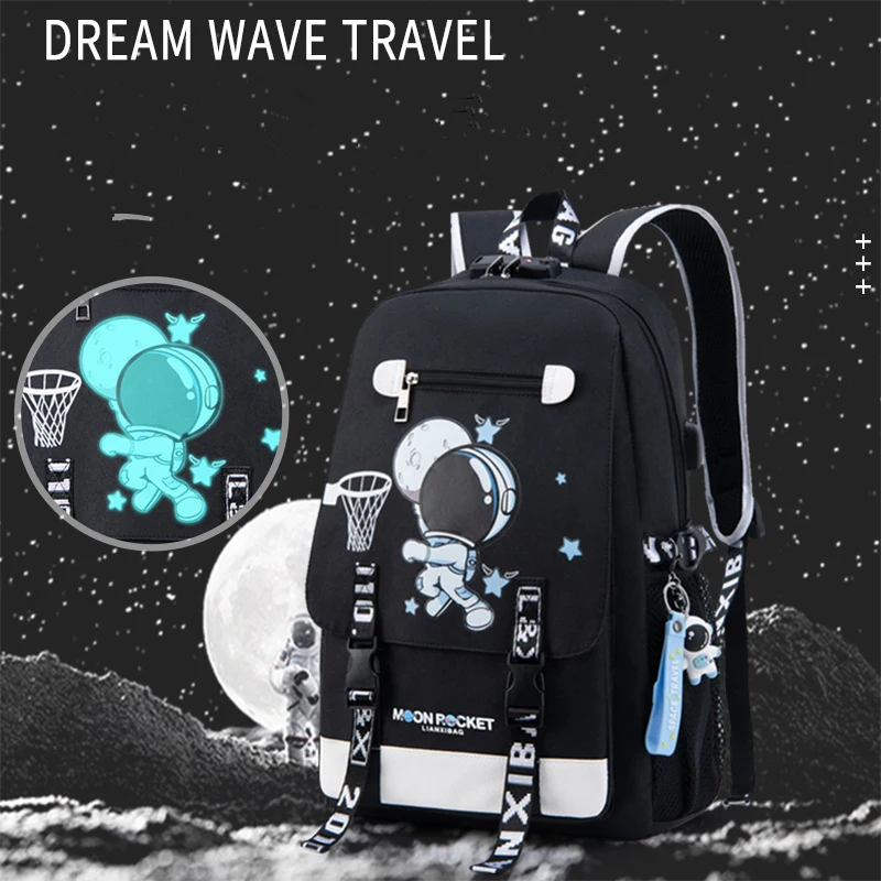 Kids Backpack Children School Bags for Boys Astronaut School Backpack Waterproof Primary Schoolbags Book Bag Mochila Infantil 3