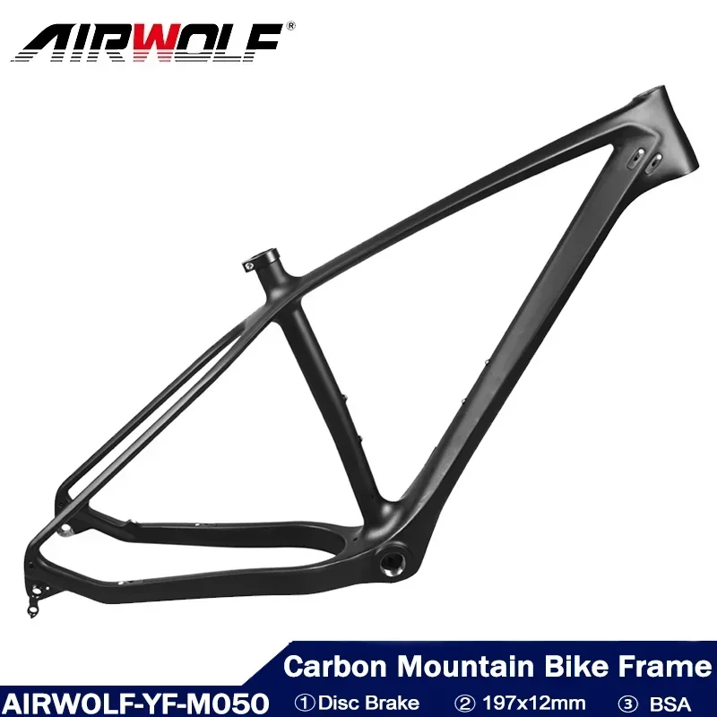 

Airwolf Mountain Bicycle Carbon Frame Mtb 26er Carbon Bike Frame BSA Cycling Accessories Mtb 29 Bike Frames 2 Years Warranty