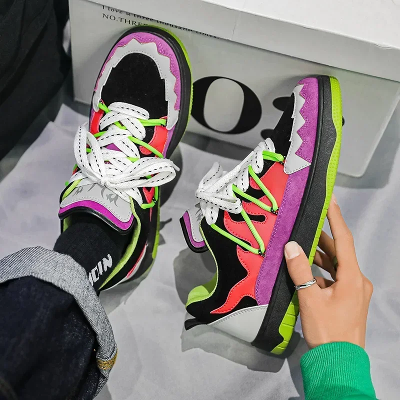 Men Sneakers PU Leather Quality Breathable Comfortable Outdoor Footwear Spring Autumn Tenis Masculino Zapatillas Hombre 4