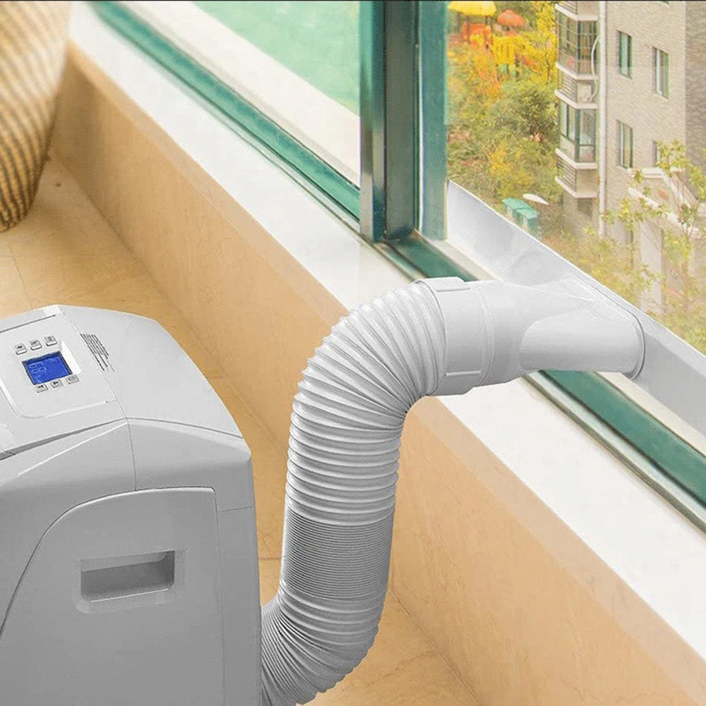 Description Picture 6 of item130/150mm Duct Extension Pipe Telescopic Flexible Air Conditioner Exhaust Hose Accessories Vent Hose for Mobile Air Conditioning