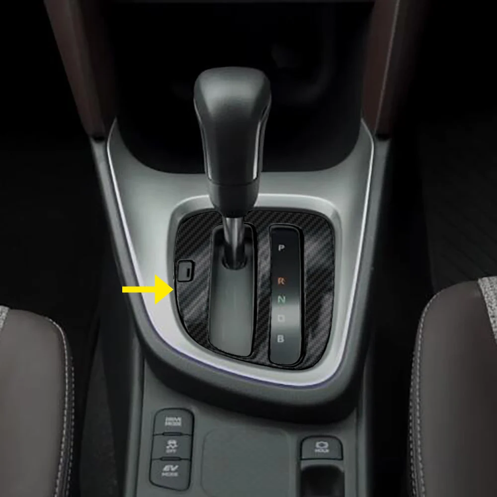 2021 2022 Per Toyota Yaris Cross Gear Box Panel Cover Trim Carbon Fiber-Look