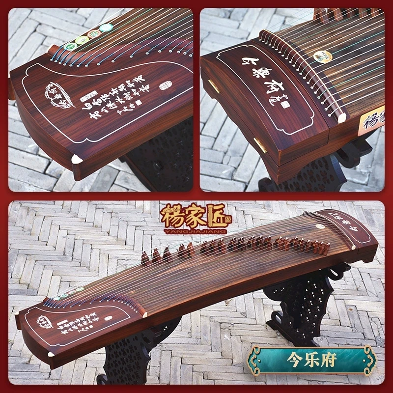 Chinese Guzheng 163cm Stringed Instrument for Beginner Adults and Children Performance with Lankao Grade One Paulownia Wood