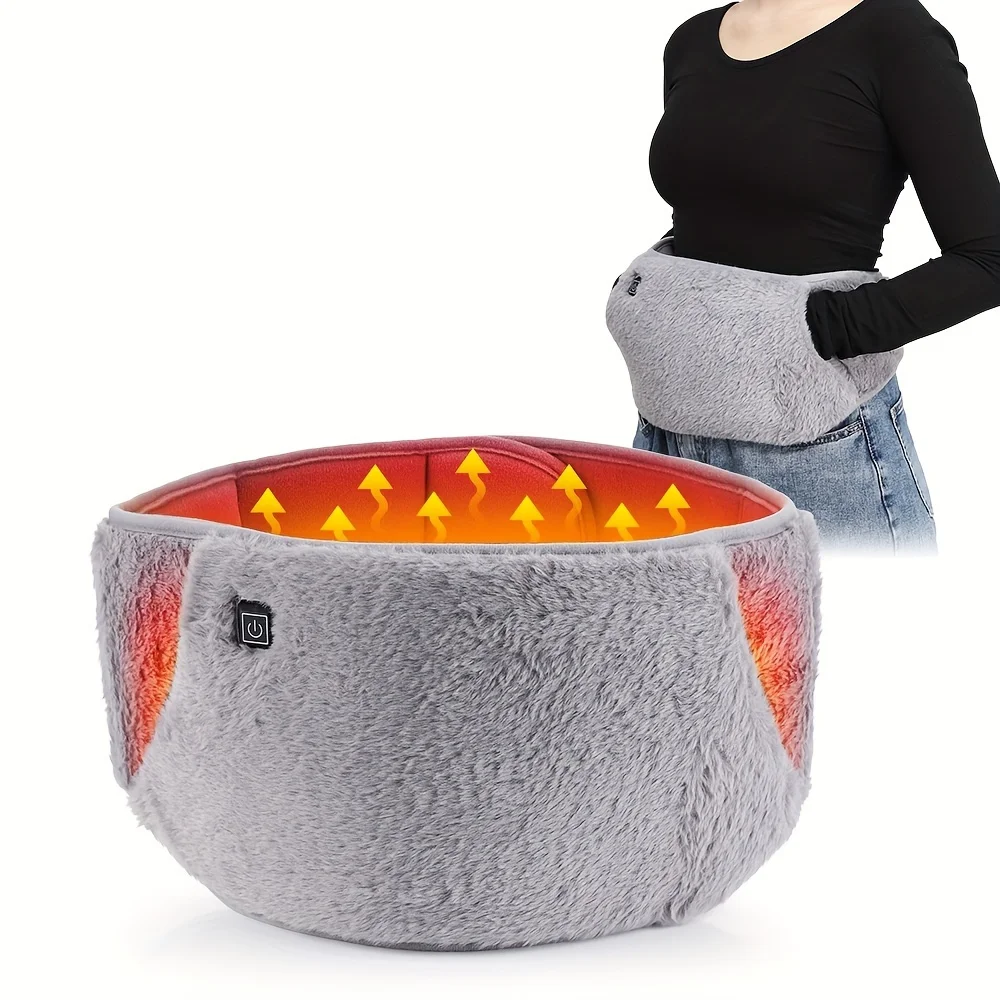 Simple Hand Warmer Portable Graphene Fast Heating Warm and Cold proof Product USB Charging Adjustable Abdominal and Waist Warmer