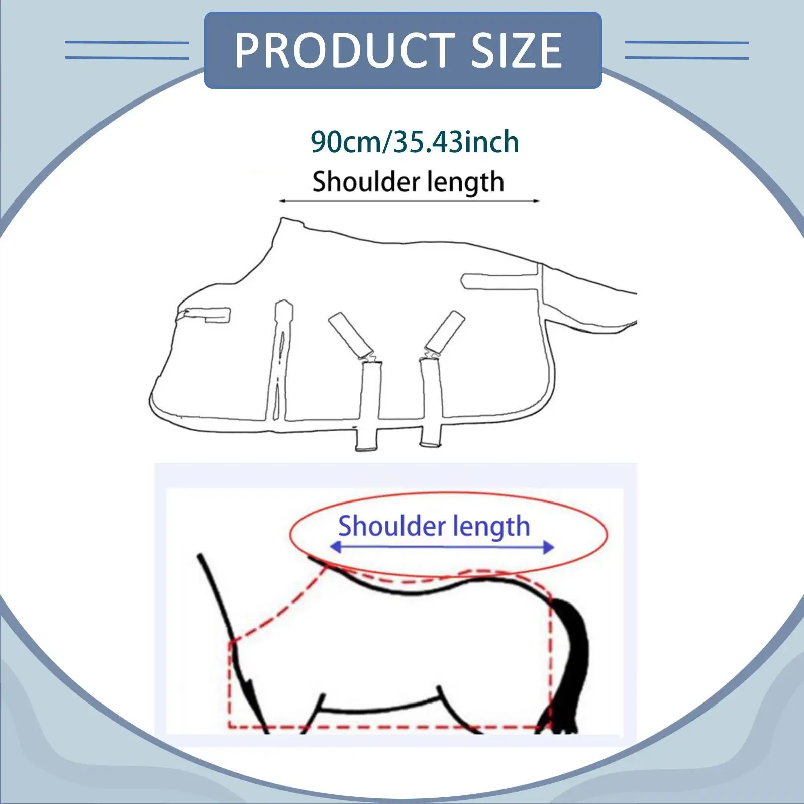 Winter Horse Blanket Easy to Install Breathable, Waterproof, Warm 1680D Oxford Cloth, Horse Sheet, Turnout Blanket, Belly Wrap