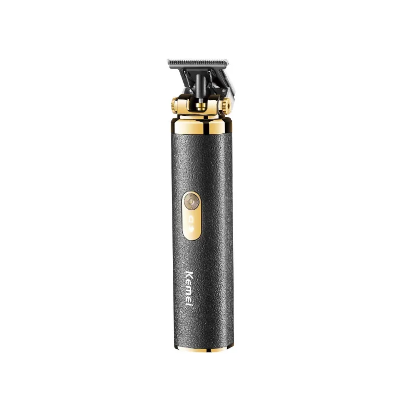 

Kemei KM-5085 New Vintage Electric Push Shear USB Oil Head Carving Push Shear Hair Cutting Pusher Hair clipper