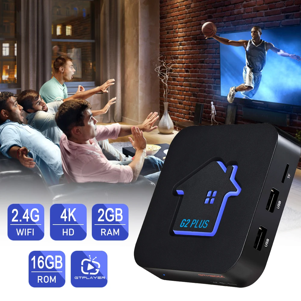 Caixa de tv Gtmedia Mais Android 4k Hdcp1.4 - 2.2 2g 16g Wifi Google Elenco Netflix Brasil Media Player M3u Amlogic S905w2 g2 11 - Image 3