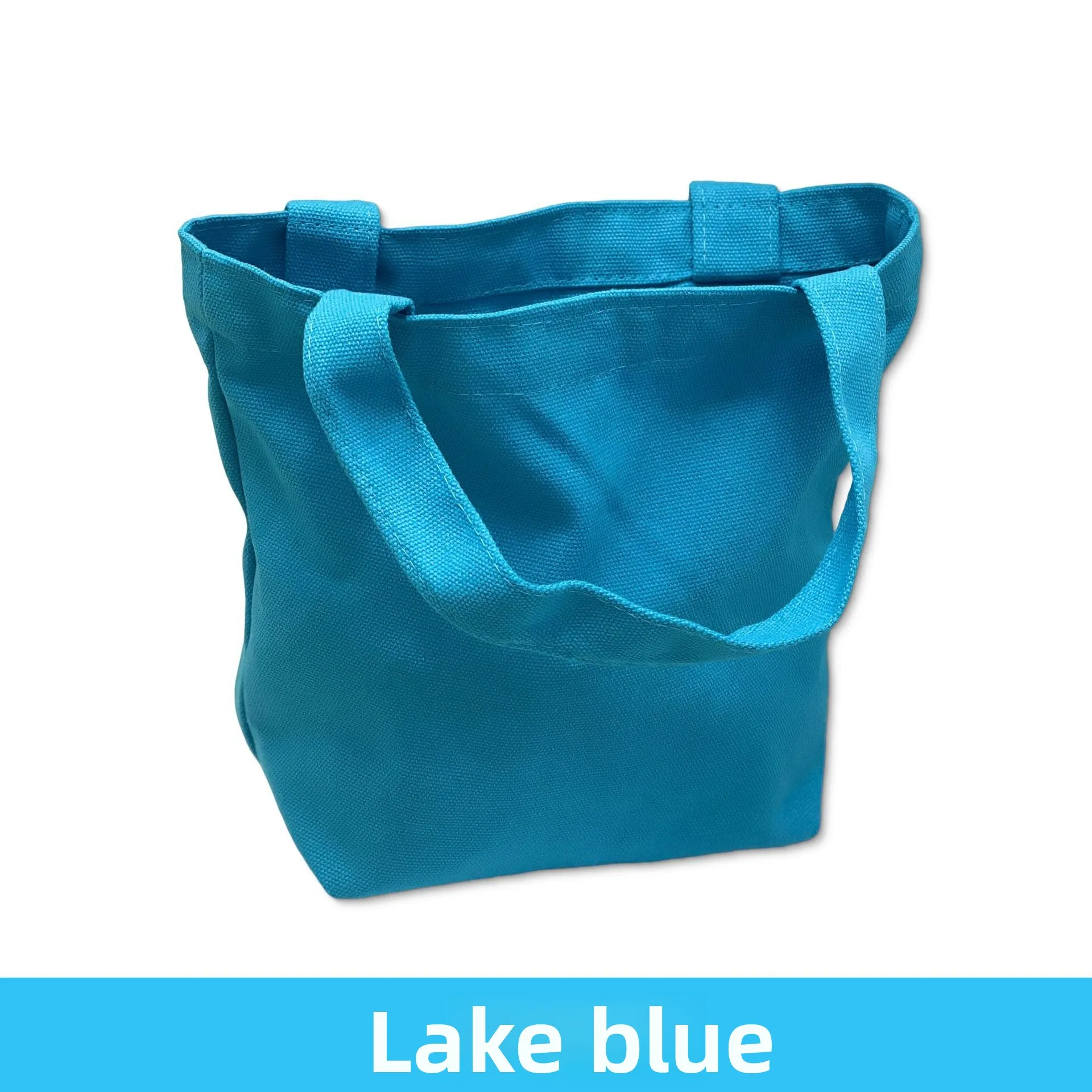 Korean Canvas Tote Bag - Stylish Solid Color Shopper's Essential