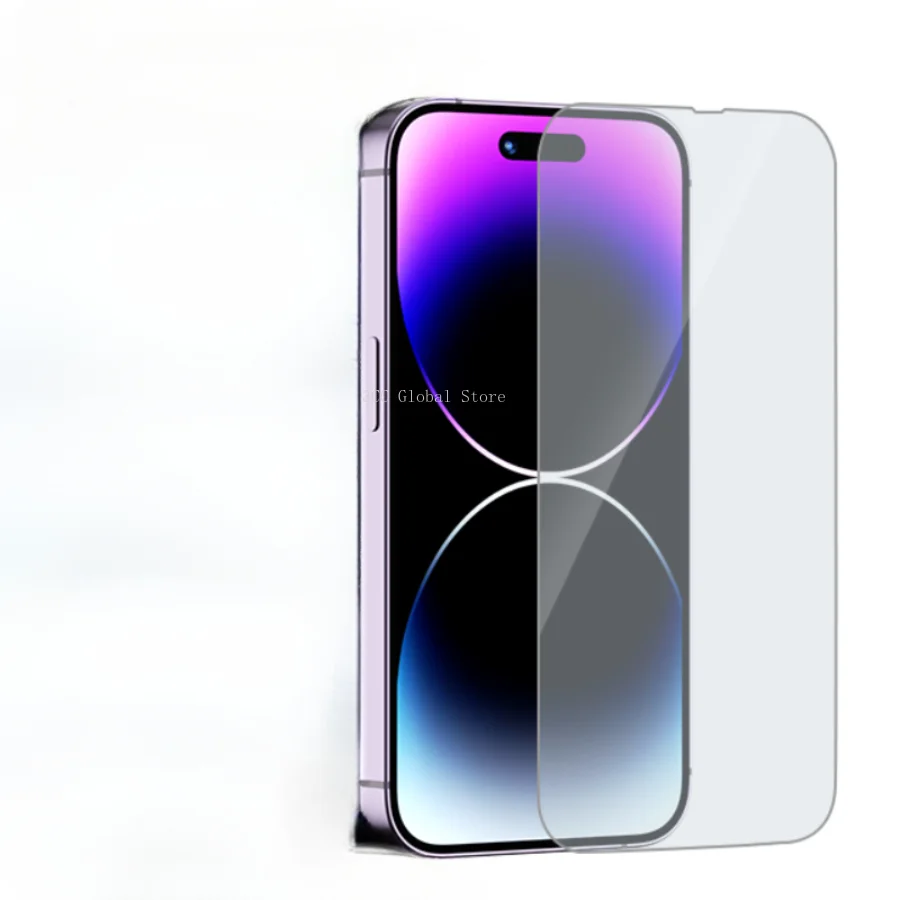 

2PCS 9H Hardness Screen Protector for iPhone 15 14 Pro Max 12 13 Mini 11 Pro Tempered Glass for IPhone XR XS Max 7 8Plus