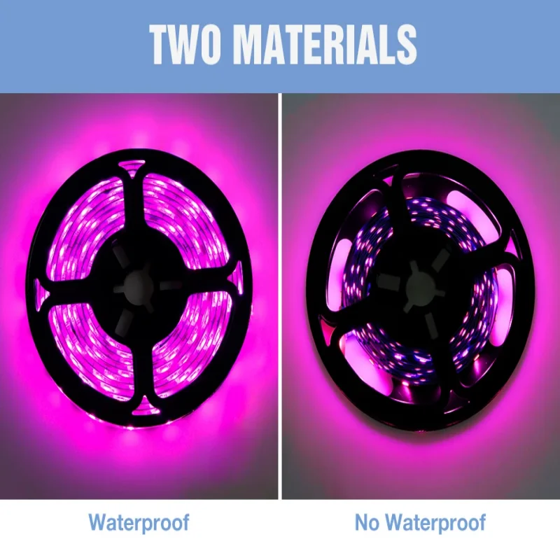 LED Grow Light Grow Light 1M/2M/3M LED Plant Grow Light Full Spectrum USB Strip 60 Lamp Beads/M Greenhouse PhytoLamp Plants Hydroponic Growing System