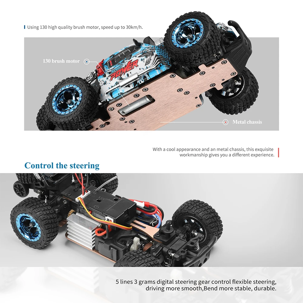 WLtoys 1:28 284161 284131 284010 RC Car 30km/h 2.4G Remote Control 4WD Off-Road Drift VehicleToys for Children Gift Original Box 6