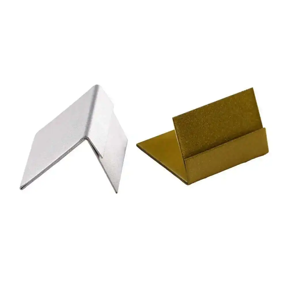 Ins Metal Copper Gold Sign Stand Desk Label Holder Stand