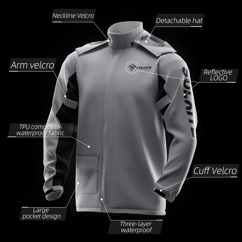 Motorcycle Raincoat Suit Men Outdoor Waterproof Rainwear Shoes Cover Cycling Fishing Climbing Jacket Motorcycle raincoat raincoat suit motorcycle jacket hiking jacket bike raincoat