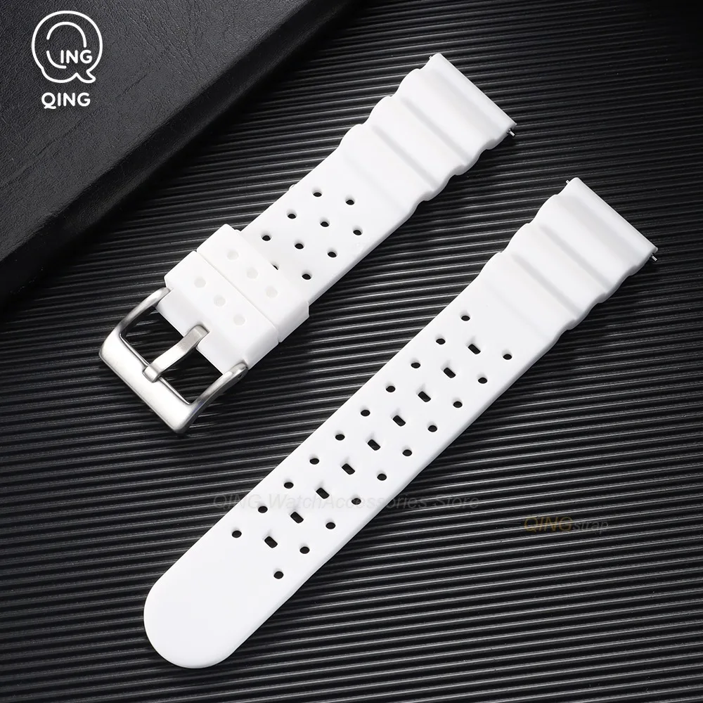 Universal Quick Release Silicone Watchband - Soft, High-Quality Replacement Strap
