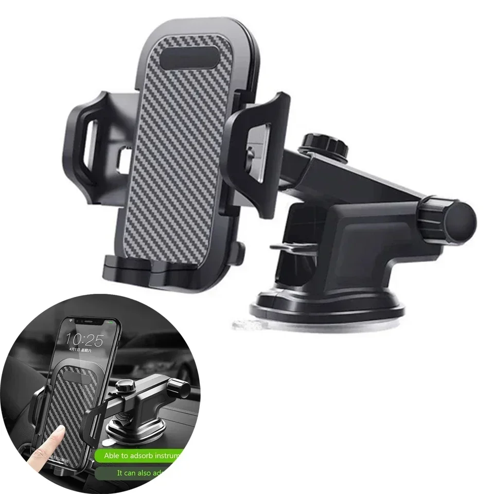 Universal Car Phone Holder 360 Rotatable for Windshield Dashboard