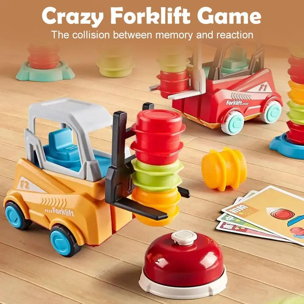

Обучающие игрушки Crazy Forklift, Обучающие игрушки, игрушки для ответа, детский инженерный грузовик, вилочный погрузчик, игрушка для родителей и детей, подходящая игрушка