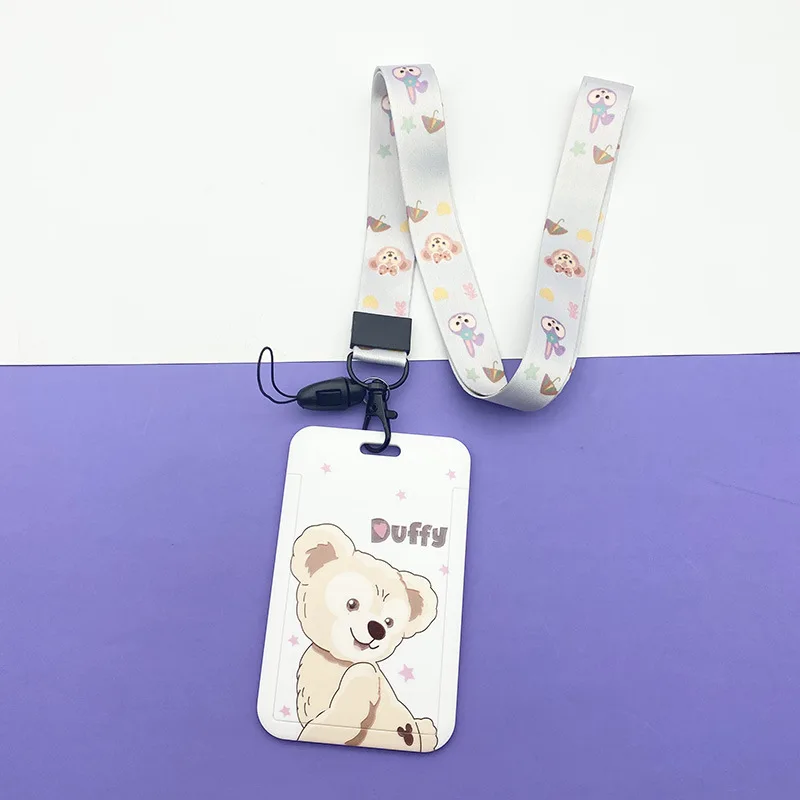 

Disney The Duffy Family Story Gelatoni Card Holder Identification Card Holders Girls Pretty Neck Strap Lanyards Badge Holder