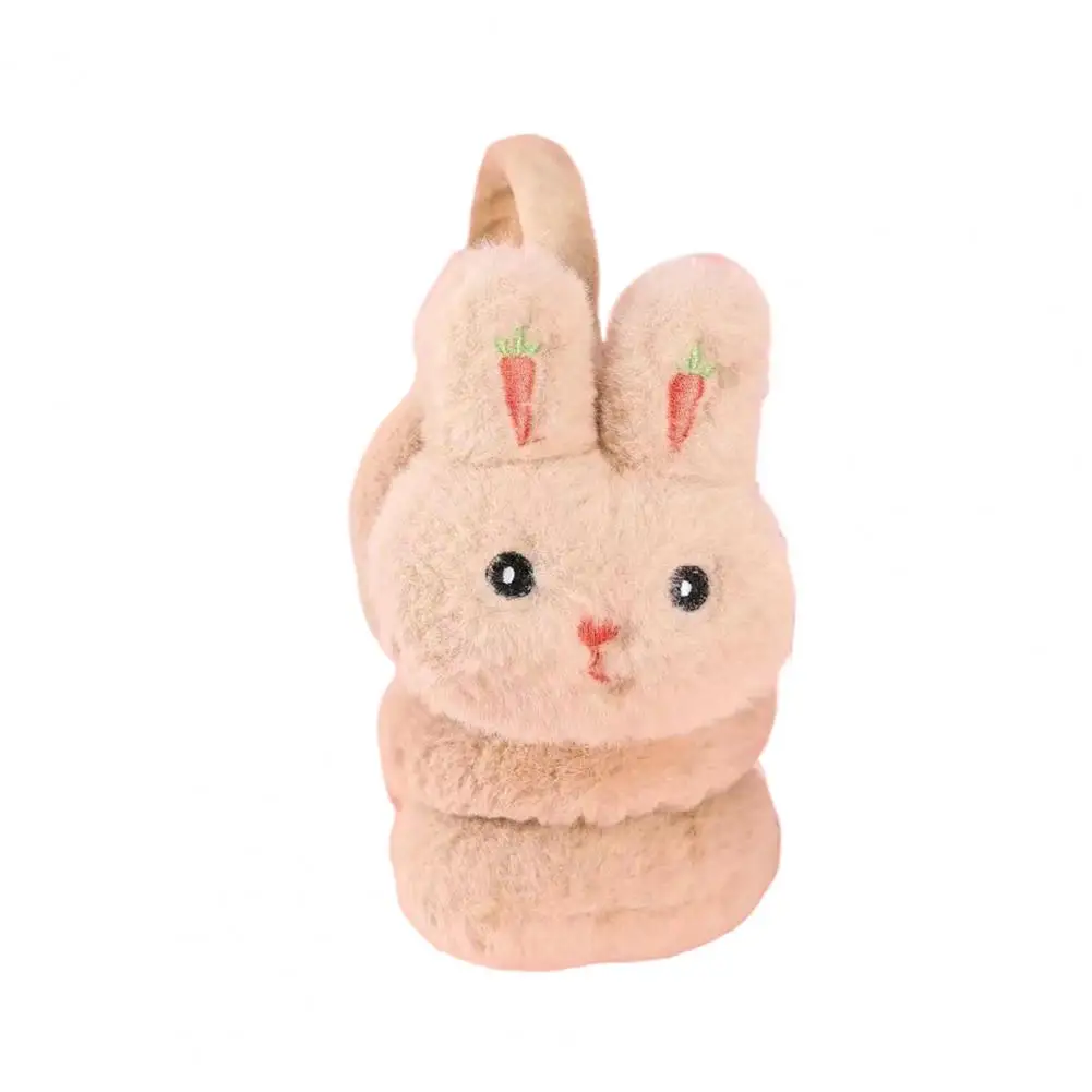 Cozy Ear Warmers Cozy Rabbit Shape Earmuffs for Girls Women Cute Winter Ear Warmers with Adjustable Foldable Design for Outdoor