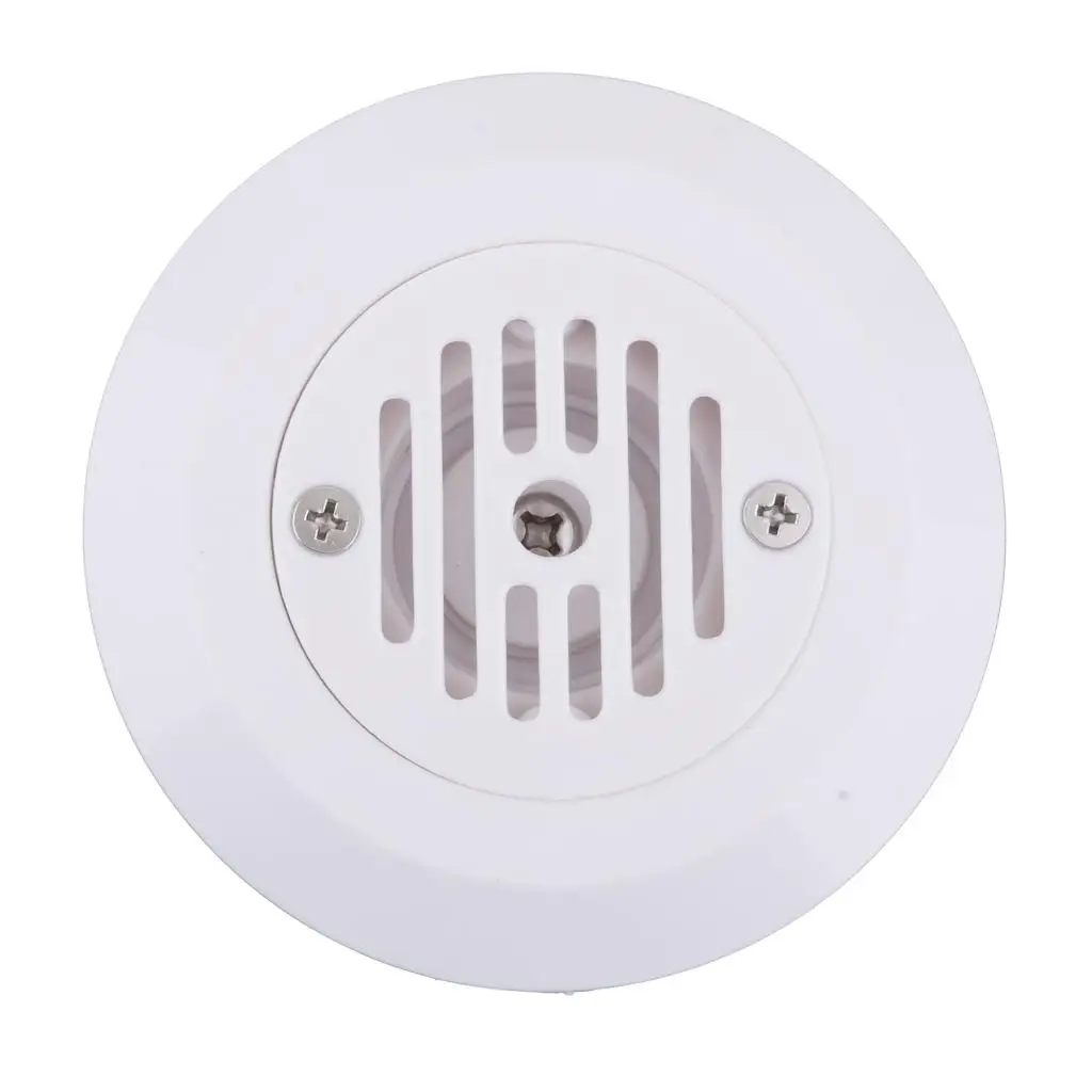 Universal SP-1424 White Adjustable Wall/Floor Inlet Concrete Pool Fitting