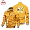 WRC Rally Modern Racing Car Logo Jacket Loose Long Sleeve Men's Top Stand-Up Neck Cardigan Jacket Group Clothing 3