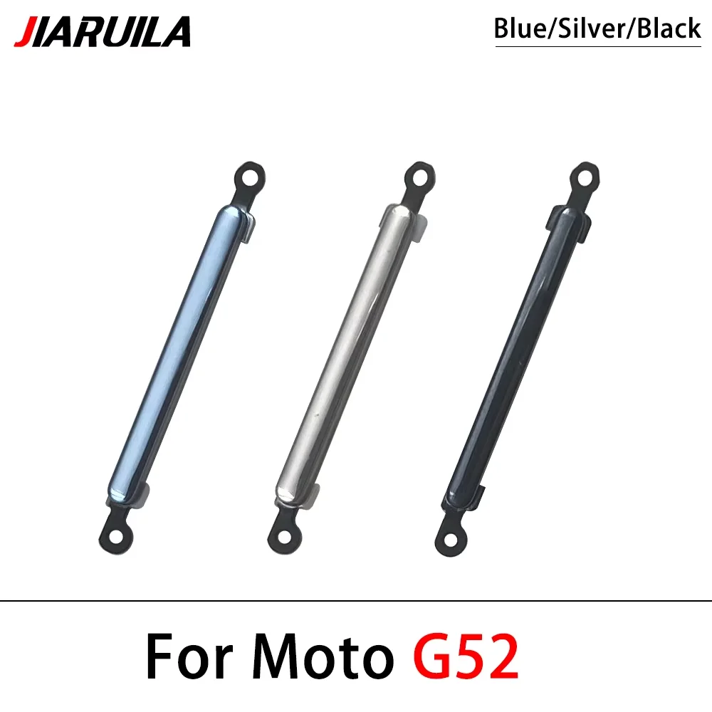 10Pcs, Moto G10 G100 G20 G200 5G G30 G50 G60 G60S G04 G05 G13 G14 G15 G22 G23 G24 측면 키 전원 및 볼륨 버튼 교체