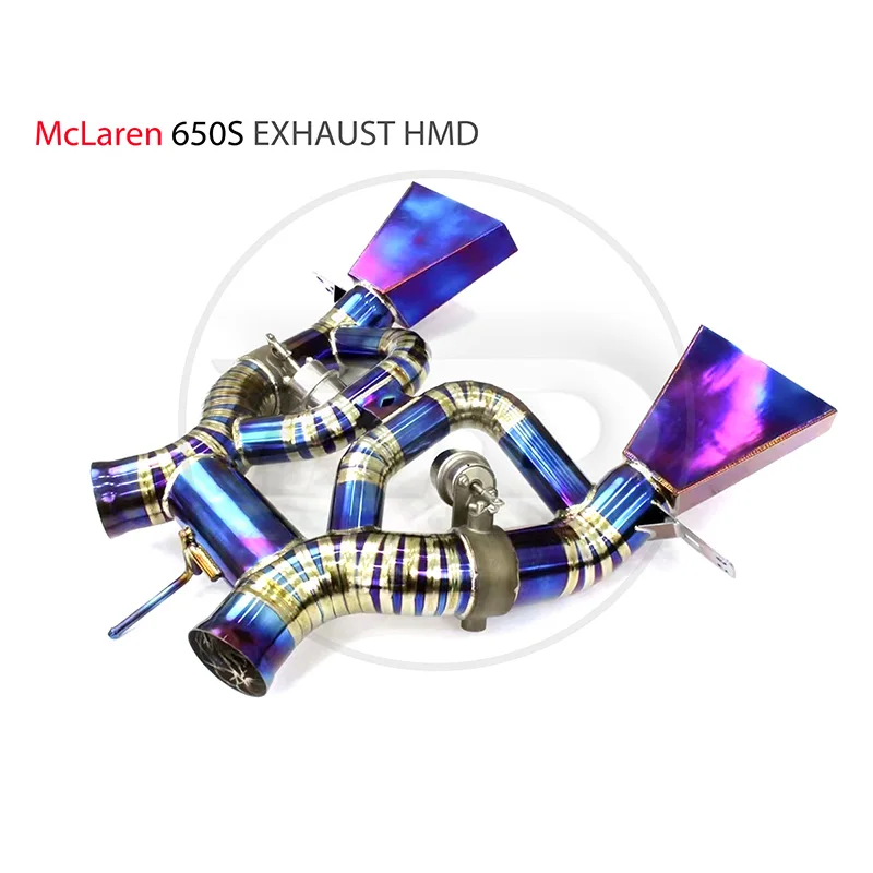 

HMD Titanium Alloy Exhaust Manifold Downpipe Is Suitable For McLaren 570S 650 720S 750S MP4 Auto Modification Parts Valve