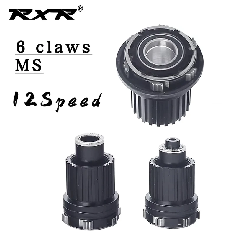 RXR Mountain Bike Hubs End Cap Adapter QR or THRU Cap MS Adapter MTB Cassette 12Speed Original Bicycle Body Freehub