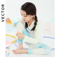 VECTOR 2023 Children's Swimsuit Sunscreen Swimsuit Bikini Breathable Split Suit Summer Beach Long-sleeved Swimsuit Can Be Split 6