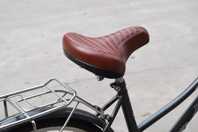 Design Ergonomico Sella Per Bicicletta In Pelle PU Bianca