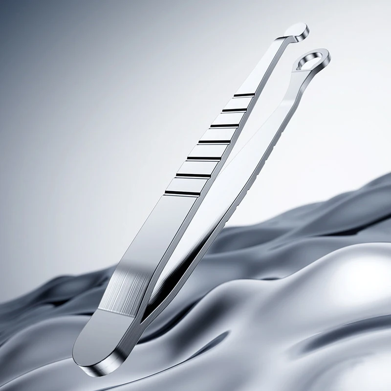 1PCS Stainless Steel Nose Hair Clip Round Nose Hair Clip Trimmer Trimming Tool Multifunctional