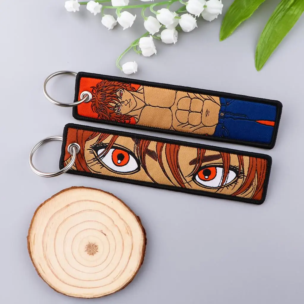 Anime Accessories Original Keychains Keyring Keychains for Men Keychain for Car Keys Women key Tag Fashion Jewelry