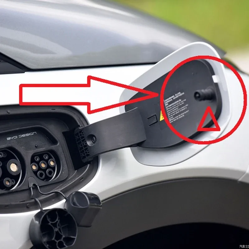 Charging Outer Cover Lock for BYD ATTO 3 YUAN PLUS Dolphin SEAL Dolphin Surf Sealion SHARK Charging Port Cover Spring Clip Pin car charging port cover