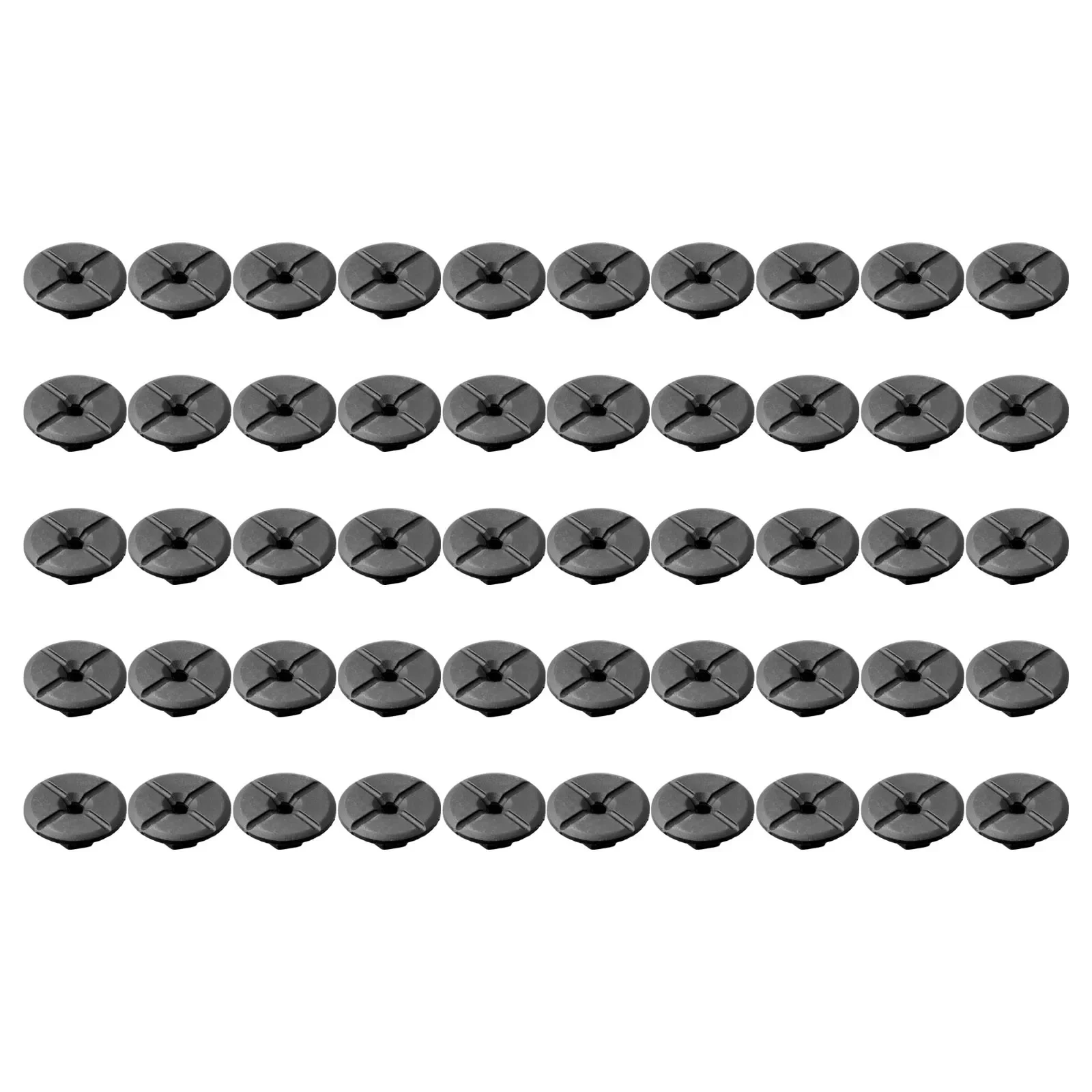 50pcs 24mm Unthreaded Nut Clips Fender Black Plastic Fastners For Mercedes For BMW 900050 51711958025 Interior Accessories