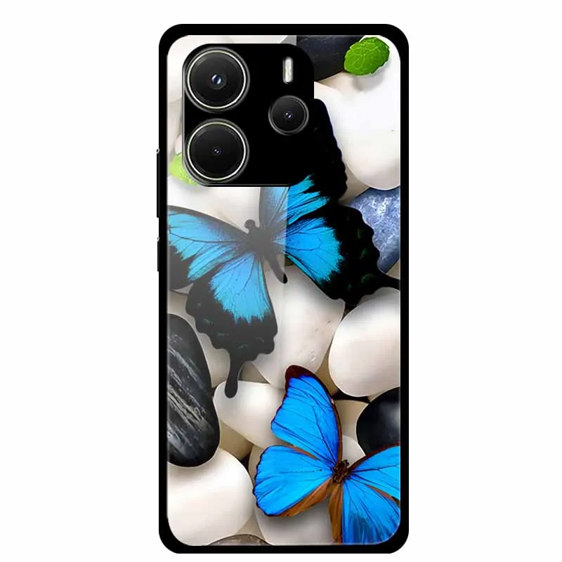 Global Version Hard Tempered Glass Fashion Protective Case, 6.67 Cover