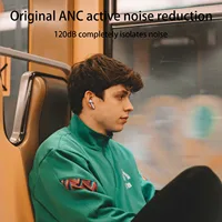 PRO 3 wireless Bluetooth earphones with heart rate monitoring, ANC noise cancelling microphone earbuds, stereo audio compatible - Image 6