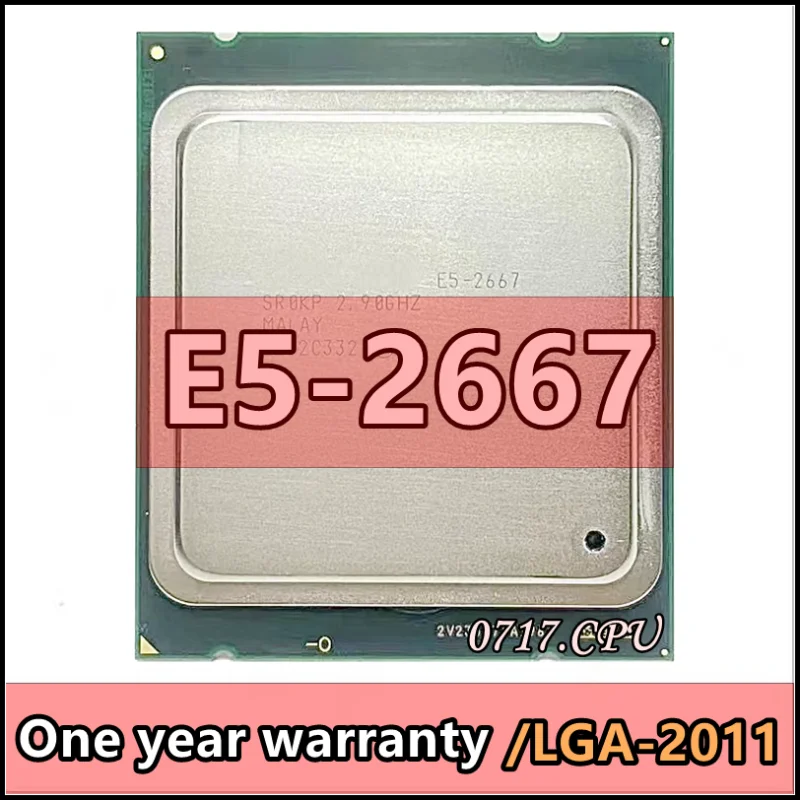 

E5 2667 SR0KP 2.9GHz 6-cores 15M 8GT/s E5-2667 LGA2011 130W CPU