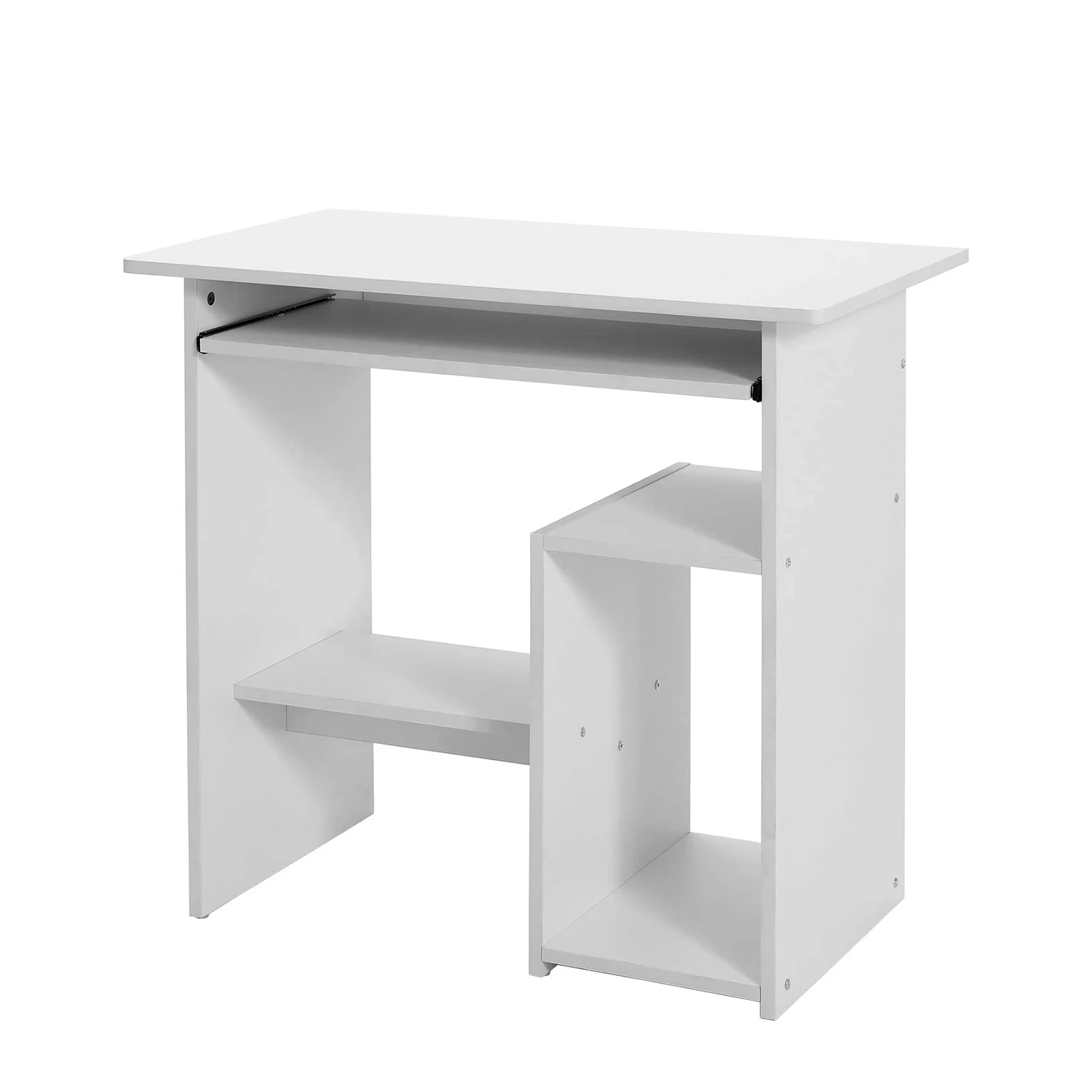 Computer Destudy Table Office Desk with Storage Drawer Shelve, Small Student Desks Computer Desk for Small Spaces dresser stopper drawer bottom mount stoppers dressing table drawer guide drawer guide drawer slides drawer stoppers