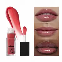 e.l.f. original Huile à lèvres revitalisante Glow Reviver, formule hydratante effet miroir, nourrit et repulpe les lèvres, couleur rose éclatante, gloss à lèvres Honey Talks 5