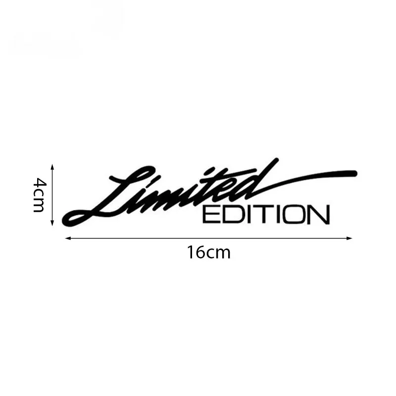 2PCS 16*4cm Creative Motorcycle Sticker LIMITED EDITION Fashion Auto Body Glass Decoration Reflective Laser Decal