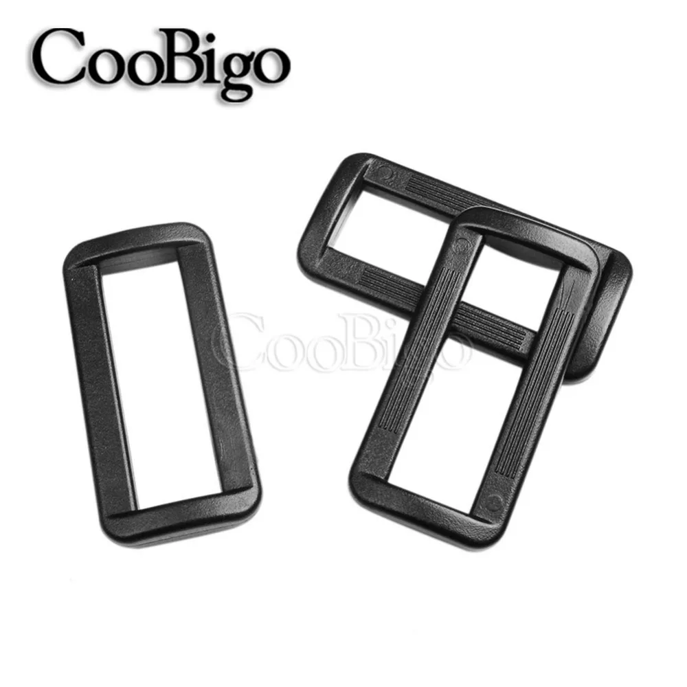 6 Anelli Rettangolari In Plastica Per Cinturini Da 32mm | Per Zaini, Borse E Progetti Fai Da Te - Nero - Foto 7