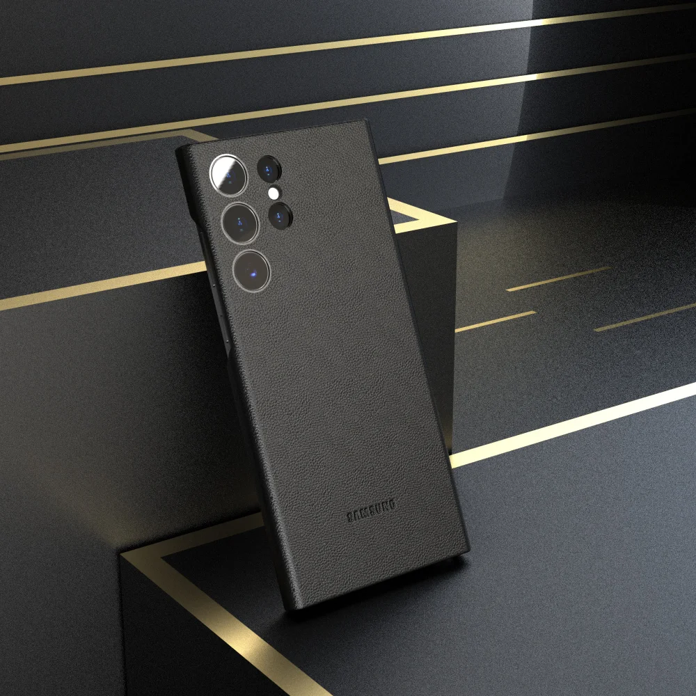 Leather Phone Case - Luxurious Solid Color Full Cover