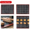Silicone Macaron Baking Mat for Bake Pans Macaroon Pastry Cookie Making Professional Grade Nonstick 6