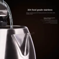 2L Electric Kettle Stainless Steel Kitchen Appliances Smart Kettle 1500W Whistle Kettle Samovar Tea Coffee Thermo Pot Gift 2