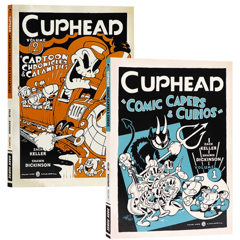 

Cuphead мультфильм 1 2 Zack Keller, детские книги на английском языке для детей 8 9 10 11 12, графические романы