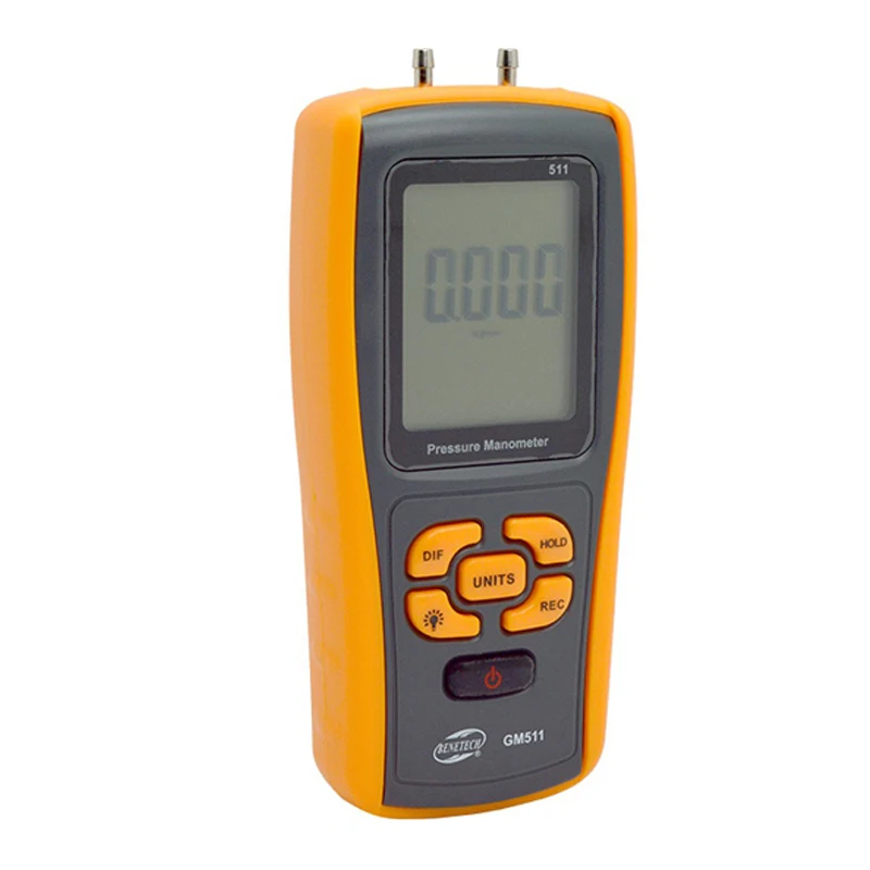 BENETECH GM505 GM510 GM511 GM520 휴대용 디지털 압력 게이지 테스터 미터 차압 게이지 천연 가스